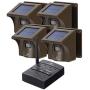 1/2 Mile Long Range Solar Wireless Driveway Alarm Outdoor Weather Resistant Motion Sensor & Detector-Security Alert System-Monitor & Protect Outside Property,No Need to Replace Battery
