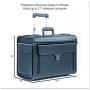 Bond Street, Ltd. 456110BLK Rolling Computer/Catalog Case, Koskin, 19 x 9 x 15-1/2 Inches, Black