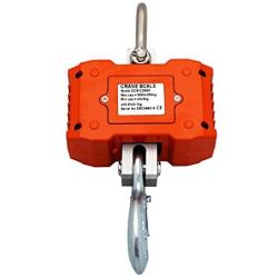 VisionTechShop Digital Crane Scale, DCS-CD 500lb 200kg Heavy Duty Compact Hanging Scale LCD Display with Backight for Home Farm Factory