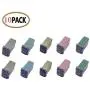 10 pc Automotive MCASE Mini Box Shaped Cartridge Fuse Kit for Cars, Trucks, and SUVs