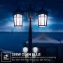 Hyperikon LED Corn Bulb Street Light E39 Mogul Base UL, 200 Watts, Crystal White