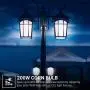 Hyperikon LED Corn Bulb Street Light E39 Mogul Base UL, 200 Watts, Crystal White