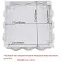 Zulkit Junction Box ABS Plastic Dustproof Waterproof IP65 Universal Electrical Boxes Project Enclosure White 7.9 x 7.9 x 3.1 inch (200 x 200 x 80mm)