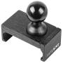 TACKFORM Motorcycle Phone Mount - 1'' Ball Connection - Heavy Duty Spring Loaded Phone Holder. Compatible with RAM and ARKON 1 Inch Ball System. Optional Tether Included