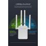 WiFi Extender - WiFi Repeater, WiFi Booster Covers Up to 2500 Sq.ft and 30 Devices, Up to 1200Mbps Dual Band WiFi Repeater with Ethernet Port, Wireless Signal Booster for Home