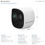 Amcrest 1080p SmartHome Battery Camera, Add On Camera, Indoor/Outdoor Wireless Battery Powered Security Camera, IP65 Weatherproof WiFi Home Security Camera, SmartHub Required, Not Included, AB2WFCAM