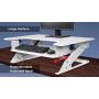 Kantek Sit to Stand Desktop Riser, White (STS900W)