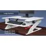Kantek Sit to Stand Desktop Riser, White (STS900W)