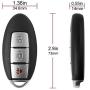 Tyranway Key Fob Fits for Pathfinder 2016 2017 2018, Keyless Entry Remote Replacement FCC ID: S180144304 (3-Btn)