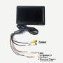 Car Backup Cameras System Build-in DVR,2 x HD 1080P 4Pin Front Rear View Camera ip69 IR Night Vision + 7'' IPS HD Split Monitor with SD Record 12V~24V for RV Truck Bus Camper Vehicle