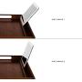 Rossie Home Media Bed Tray with Phone Holder - Fits Up To 17.3 Inch Laptops and Most Tablets - Espresso Bamboo - style No. 78112