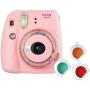Fujifilm instax Mini 9 Instant Film Camera (Blush Pink with Clear Accents) with Twin Film Pack Bundle (2 Items), Baby Pink