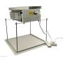 INTBUYING 39 Inch Projector Lift Motorized Ceiling Projector Scissor Bracket Projector Hidden Lifter Adjustable Wireless Control