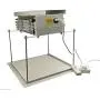 INTBUYING 39 Inch Projector Lift Motorized Ceiling Projector Scissor Bracket Projector Hidden Lifter Adjustable Wireless Control