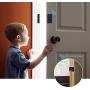 Door Open Alert BITIWEND Wireless Door Sensor Chime for Office/Home/Store,Door Open Chime Window Alarm Operate Range 600ft With 52 Chimes 4 Volume Level, 2 Door Sensors+1 Plug-in Receiver,Black