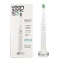 Voom Sonic Pro 5 Series Rechargeable Electronic Toothbrush | Dentist Recommended | Advanced Oral Care | 2 Minute Timer with Quadrant Pacing | 5 Adjustable Speeds | Soft Dupont Nylon Bristles, White