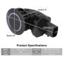 Reverse Backup Parking Sensor, Keenso Bumper PDC Backup Sensor for Toyota FJ Cruiser 2007 2008 2009 2010 2011 (1pc)