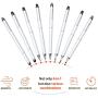 Stylus for Touch Screens - Penyeah DIY [4-in-1] High Sensitivity and Precision Disc Stylus Pen, Universal for iPad, iPhone, Tablets All Capacitive Touch Screens with 4 Replacement Tips - White