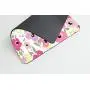 Purple and Pink Floral Mousepad - Mat - Rectangle - Beautiful Design - Pink Print - Rose - Mouse pad Colleague Gift