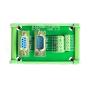 Electronics-Salon DB9 D-SUB DIN Rail Mount Interface Module, DSUB Male/Female Breakout Board.
