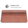 MoKo 10-11 Inch PU Leather Tablet Sleeve Bag Carrying Case Fits iPad Pro 11, iPad 8th 7th Generation 10.2, iPad Air 4 10.9, iPad Air 3 10.5, iPad 9.7, Galaxy Tab A 10.1, Tab S6, Tab S6 Lite, Tab S7