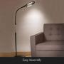 Brightech LightView Pro - Full Page Magnifying Floor Lamp - Hands Free Magnifier with Bright LED Light for Reading - Flexible Gooseneck Holds Position - Standing Mag Lamp