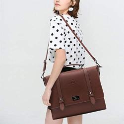 Laptop Bag,15.6 Inch Women Laptop Briefcases Business Laptop Shoulder Bags Structured Work Tote Bag with Professional Padded Compartment for Tablet Notebook Ultrabook