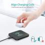 CHOETECH Wireless Charger (2 Pack),Qi-Certified 10W Max Fast Wireless Charging Pad Stand Bundle Compatible with iPhone 12/12 Pro/SE /11/11 Pro/11Pro Max/XS, Galaxy S20+/S10/Note 10, AirPods Pro