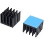 20pcs Aluminum Heatsink 20x20x16mm / 0.79x0.79x0.63 inches with Thermal Conductive Adhesive Tape for Electronic Chip MOS IC Diode Triode Cooling Heat Dissipation