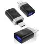 USB C Male to USB 3.0 Female Adapter 3-Pack,Thunderbolt 3 Type C OTG Converter Connector for MacBook Pro,iPad Air 4,S21,21,Chromebook,Pixelbook,Microsoft Surface Go 2,Galaxy Note 20 S10 S20 Ultra Plus