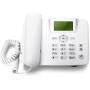 Pasow Telephone Handset Coil Cord Phone Reciever RJ9 Coiled Cable,Coiled Length 1.2 to 10 feet Uncoiled (White)
