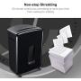 Bonsaii 20-Sheets Heavy Duty Cross-Cut Paper and Credit Card Shredder with 6.6 Gallon Pullout Basket and 4 Casters, 20 Minutes Running Time, Black (C222-A)