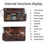 Woman Laptop Tote Bag,USB Teacher Bag Large Work Bag Purse Fits 15.6 in Laptop