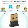 Bluetooth 4.0 USB Adapter, Lovin Product USB Bluetooth Wireless Micro Adapter Compatible with Windows 10,8.1/8,7,Vista, XP, 32/64 Bit for Desktop , Laptop, Computers