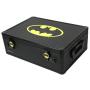 Vaultz Locking Storage Chest/Dorm Storage with Combination Locks, Black with Batman (VZ03913)