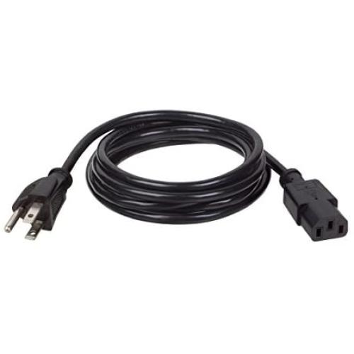Tripp Lite Standard Computer Power Cord 10A,18AWG (NEMA 5-15P to IEC-320-C13) 6-ft.(P006-006)