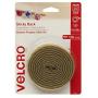 VELCRO Brand Beige Sticky Back Hook and Loop Fasteners| Perfect for Home or Office | 5ft x 3/4in Roll, 5 ft x 3/4