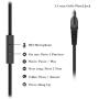 Elecder i39 Headphones with Microphone Foldable Lightweight Adjustable On Ear Headsets with 3.5mm Jack for Cellphones Computer MP3/4 Kindle School Red/Black