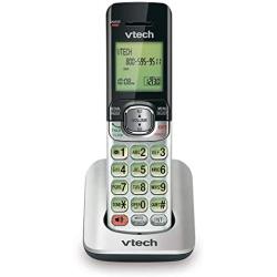 VTech CS6509 Accessory Cordless Handset, Silver/Black | Requires VTech CS6519 or CS6529 to Operate