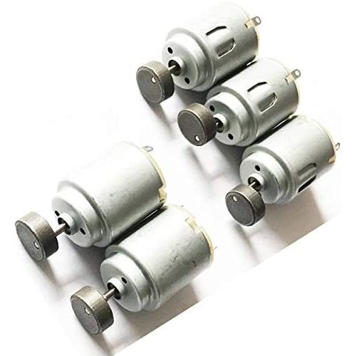 Mini Vibration Motor 140 Mini Vibration Motor DC 1.5-3V 5200RPM for Electric Toys Replacement - (5 Pcs)