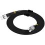 Jeirdus 5M FC to ST Outdoor Armored Duplex 9/125 SM Fiber Optic Cable Jumper Optical Patch Cord Singlemode 5Meters 16ft FC-ST