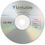 Verbatim CD-RW 700MB 2X-12X Rewritable Media Disc - 10 Pack Slim Case