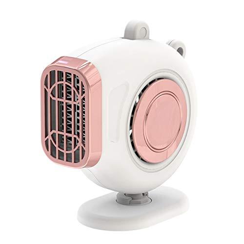 Car Heater, Car Defroster Windshield, Auto Heater Fan, Car Heater Plugs into Cigarette Lighter, Automobile Windscreen Fan Heating and Cooling 12V 150W for Car SUV Truck Trailer（White）