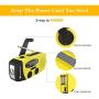 Upgraded Version RunningSnail Emergency Hand Crank Self Powered AM/FM NOAA Solar Weather Radio with LED Flashlight, Emergency Power Bank for iPhone/Smartphone (088Y)