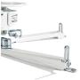 Peerless PRG-UNV-W Precision Gear Universal Projector Mount - White (Discontinued by Manufacturer)