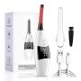 Heated Eyelash Curler, 2021 Upgraded 8s Quick Heat Mini Electric Eyelash Curler USB Rechargeable Lashes Comb with 4 Temperature Gears & LED Display for Women Girl - 24H Long-Lasting Curling!