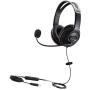 USB Headset with Microphone Dual Ear Computer Headphone with Speech Recognition Volume Control for PC Softphones Microsoft Teams Zoom Meetings Skype Chat Online Teaching Gaming Webex Work from Home