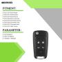 SCITOO 1PC OHT01060512 Keyless Entry Remote Flip Key Shell for Chevy 2003-2006 Buick Encore Allure LaCrosse