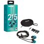 Shure SE215SPE Professional Sound Isolating Earphones with Single Dynamic MicroDriver, Secure In-Ear Fit - Blue