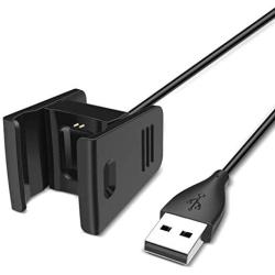 TNP Charger Cable for Fitbit Charge 2 - (1.5 FT, 2 Pack) USB Power Adapter Wire Cord Supply Replacement Spare Clip Dock Accessories for Fitbit Charge 2 Special Edition Smartwatch Sleep Tracker